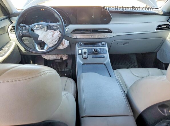 KM8R24HE3LU104970 2020 HYUNDAI PALISADE Black Вид панелі приладів
