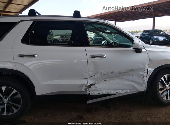KM8R24HE4NU378259 2022 HYUNDAI PALISADE White Vista interior trasera