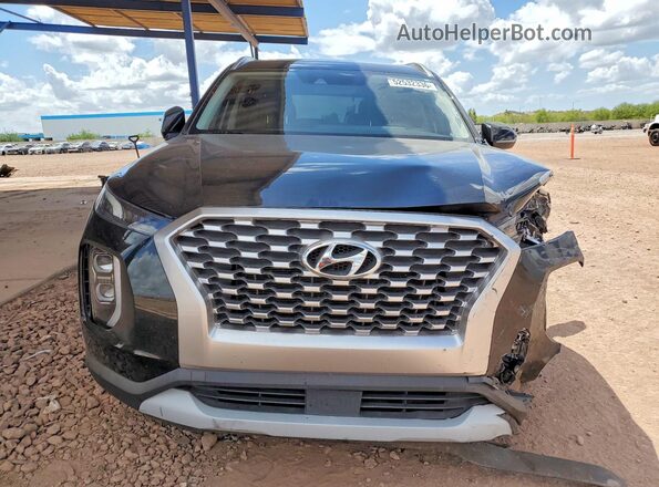 KM8R24HE4NU446124 2022 HYUNDAI PALISADE Black Widok z przodu