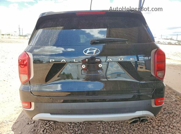 KM8R24HE4NU446124 2022 HYUNDAI PALISADE Black Widok z tyłu