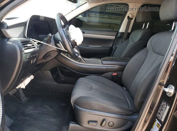 KM8R24HE4NU446124 2022 HYUNDAI PALISADE Black Widok wnętrza z przodu