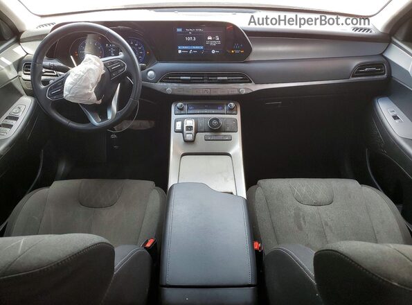KM8R24HE4NU446124 2022 HYUNDAI PALISADE Black Widok deski rozdzielczej