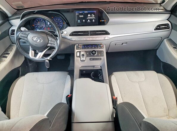 KM8R24HE5LU068604 2020 HYUNDAI PALISADE Gray Dashboard view