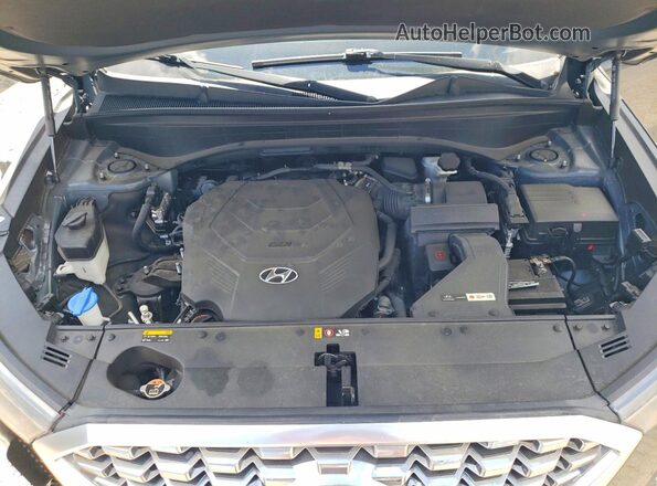 KM8R24HE5LU068604 2020 HYUNDAI PALISADE Gray Engine compartment view