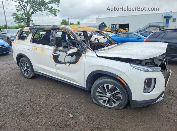 KM8R24HE5MU334267 2021 HYUNDAI PALISADE White Przód prawy