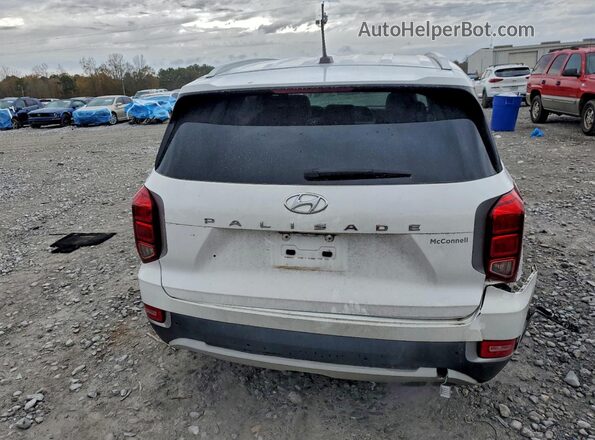 KM8R24HE8LU104902 2020 HYUNDAI PALISADE White Widok z tyłu