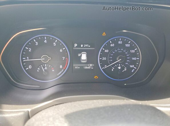 KM8R24HE9LU050896 2020 HYUNDAI PALISADE Black ხელსაწყოთა პანელის ხედი