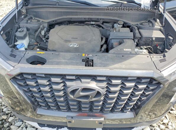 KM8R24HE9LU050896 2020 HYUNDAI PALISADE Black ძრავის განყოფილების ხედი