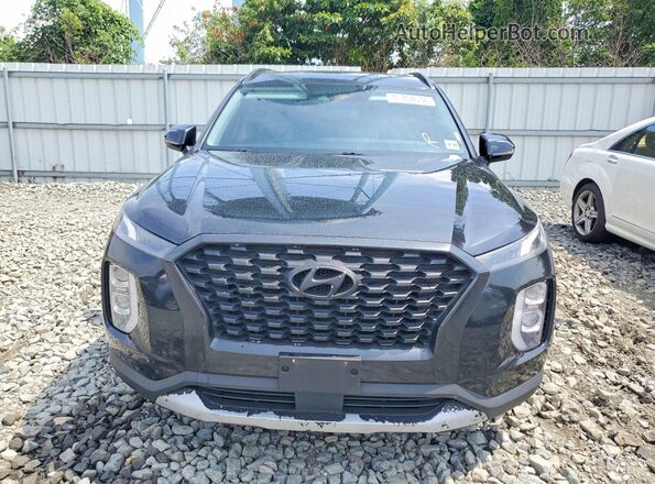 KM8R24HE9LU050896 2020 HYUNDAI PALISADE Black წინა ხედი