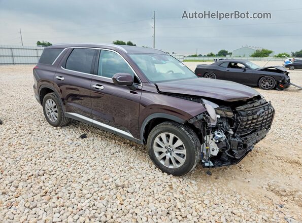 KM8R2DGE2SU845160 2025 HYUNDAI PALISADE Maroon Front right