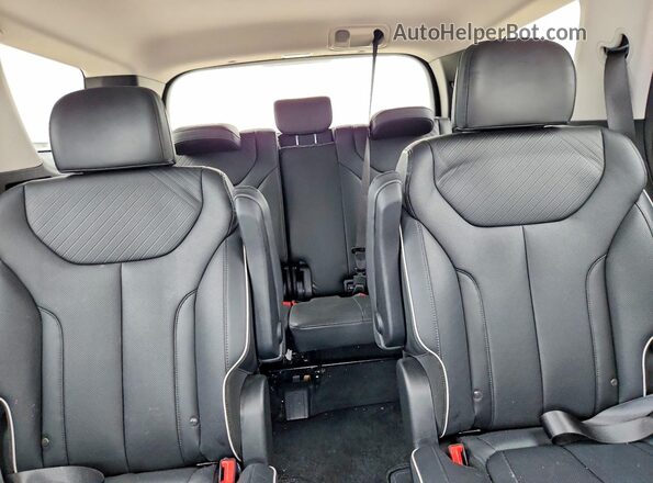 KM8R2DGE2SU845160 2025 HYUNDAI PALISADE Maroon Rear seats view