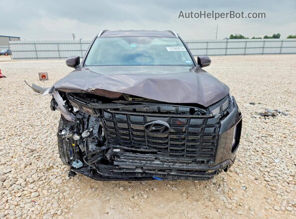 KM8R2DGE2SU845160 2025 HYUNDAI PALISADE Maroon Front view