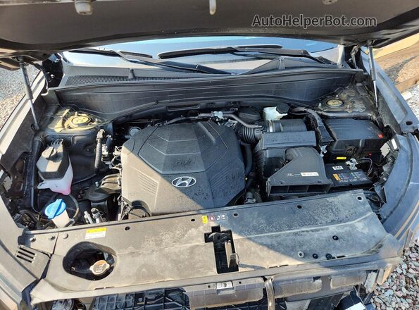 KM8R2DGE2SU876232 2025 HYUNDAI PALISADE Black Vista del compartimento del motor