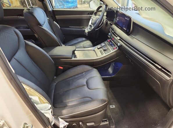 KM8R2DGE3SU831297 2025 HYUNDAI PALISADE White Vista interior delantera