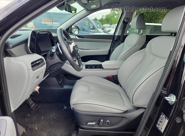 KM8R2DGE4SU899270 2025 HYUNDAI PALISADE Black Widok wnętrza z przodu