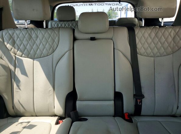 KM8R2DHE6LU036146 2020 HYUNDAI PALISADE Black Rear seats view