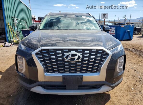 KM8R2DHE8LU141125 2020 HYUNDAI PALISADE Black Դիմացի տեսք