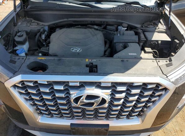 KM8R2DHE8LU141125 2020 HYUNDAI PALISADE Black Շարժիչի բաժամունքի տեսք