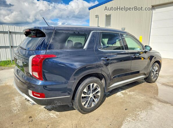 KM8R2DHE8MU318662 2021 HYUNDAI PALISADE Синий Задняя правая четверть