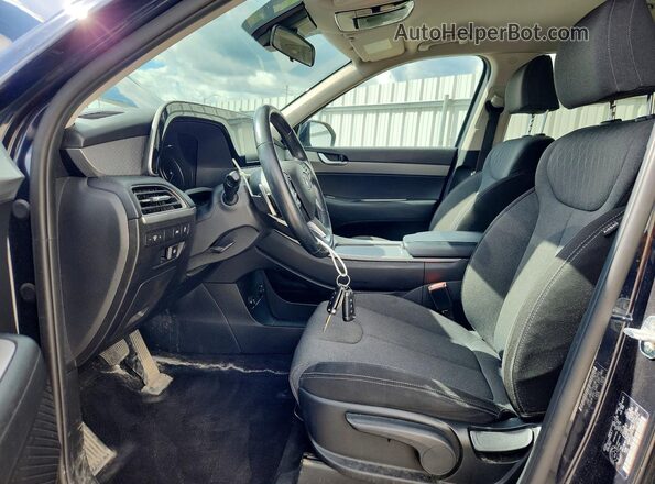 KM8R2DHE8MU318662 2021 HYUNDAI PALISADE Синий Вид салона спереди