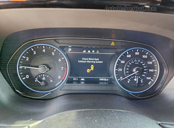 KM8R34HE1LU096185 2020 HYUNDAI PALISADE Серый Вид щитка приборов