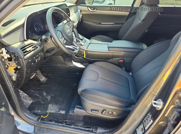 KM8R34HE1LU096185 2020 HYUNDAI PALISADE Серый Вид салона спереди