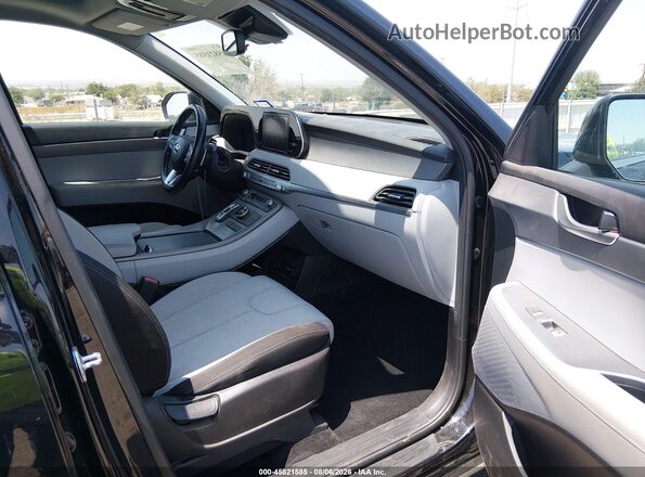 KM8R34HE1LU160239 2020 HYUNDAI PALISADE Black Widok wnętrza z przodu