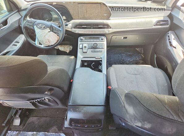 KM8R34HE2LU094025 2020 HYUNDAI PALISADE Черный Вид панели приборов