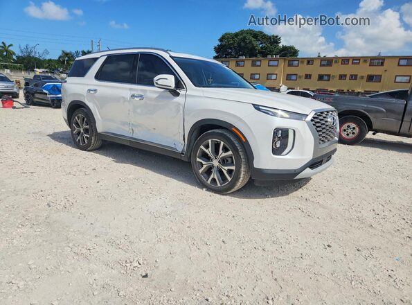 KM8R34HE4MU323712 2021 HYUNDAI PALISADE White Przód prawy