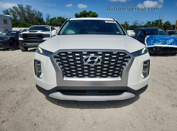 KM8R34HE4MU323712 2021 HYUNDAI PALISADE White Widok z przodu
