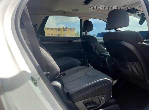 KM8R34HE4MU323712 2021 HYUNDAI PALISADE White Widok tylnych siedzeń