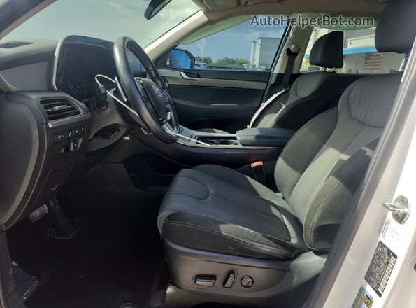 KM8R34HE4MU323712 2021 HYUNDAI PALISADE White Widok wnętrza z przodu
