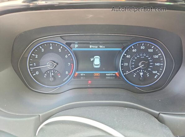 KM8R34HE4MU323712 2021 HYUNDAI PALISADE White Widok zestawu wskaźników