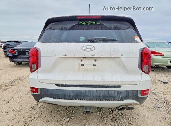KM8R34HE6LU162312 2020 HYUNDAI PALISADE Белый Вид сзади