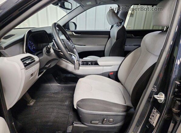 KM8R34HE8LU146225 2020 HYUNDAI PALISADE Blue Front interior view