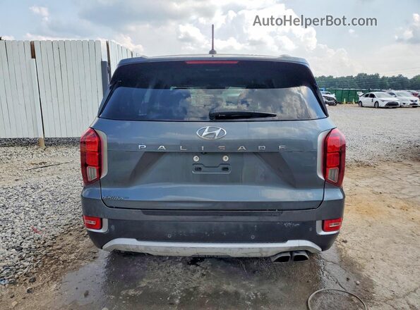 KM8R34HE9LU132219 2020 HYUNDAI PALISADE Угольный Вид сзади
