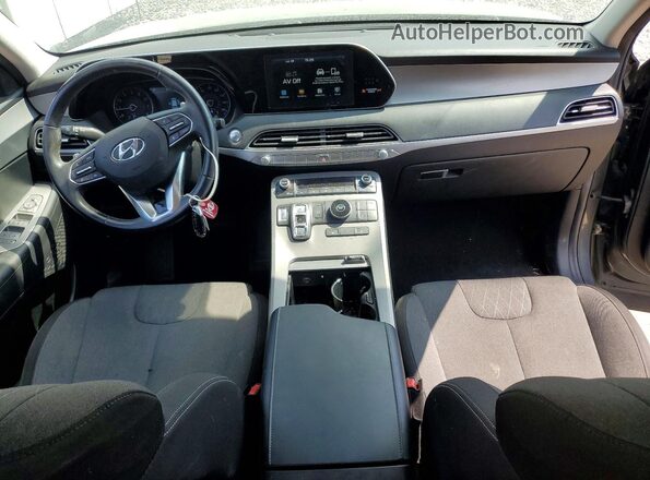 KM8R34HE9LU132219 2020 HYUNDAI PALISADE Угольный Вид панели приборов