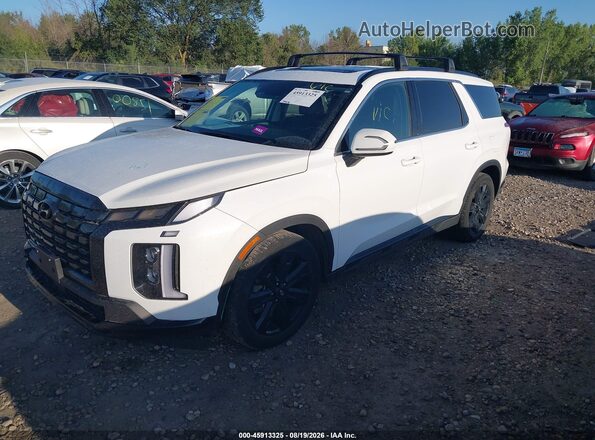 KM8R3DGE3RU671302 2024 HYUNDAI PALISADE White Առջևի ձախ երեք քառորդ տեսարան