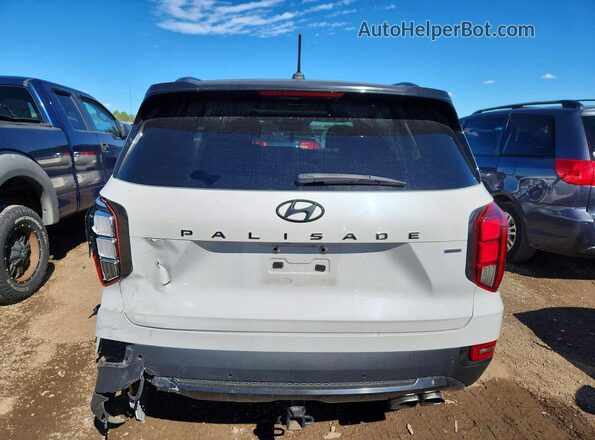 KM8R3DHE0LU118161 2020 HYUNDAI PALISADE White Вид ззаду