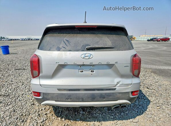 KM8R3DHE1MU311372 2021 HYUNDAI PALISADE Silver Widok z tyłu