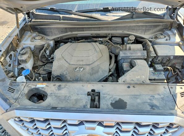 KM8R3DHE1MU311372 2021 HYUNDAI PALISADE Silver Widok komory silnika