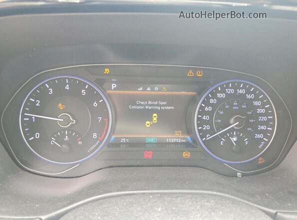 KM8R3DHE1NU476582 2022 HYUNDAI PALISADE Gray Vista del cuadro de instrumentos