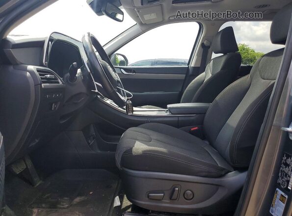 KM8R3DHE1NU476582 2022 HYUNDAI PALISADE Gray Vista interior delantera