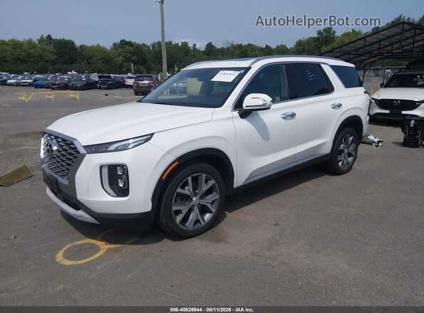 KM8R3DHE3MU224217 2021 HYUNDAI PALISADE White Передня ліва чверть