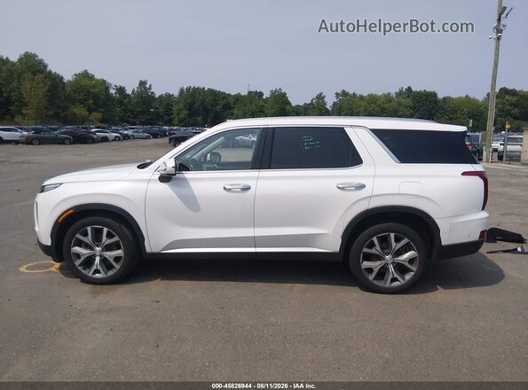 KM8R3DHE3MU224217 2021 HYUNDAI PALISADE White Вид задньої частини салону