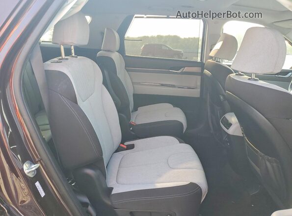 KM8R3DHE3MU268184 2021 HYUNDAI PALISADE Черный Вид задней части салона
