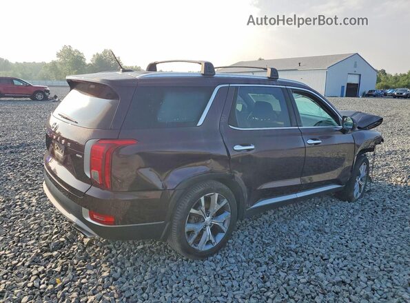 KM8R3DHE3MU268184 2021 HYUNDAI PALISADE Черный Задняя правая четверть