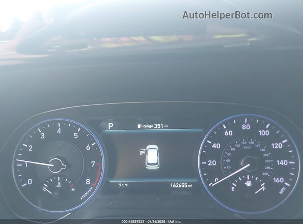 KM8R3DHE4LU164799 2020 HYUNDAI PALISADE Black Հետևի նստատեղերի տեսք
