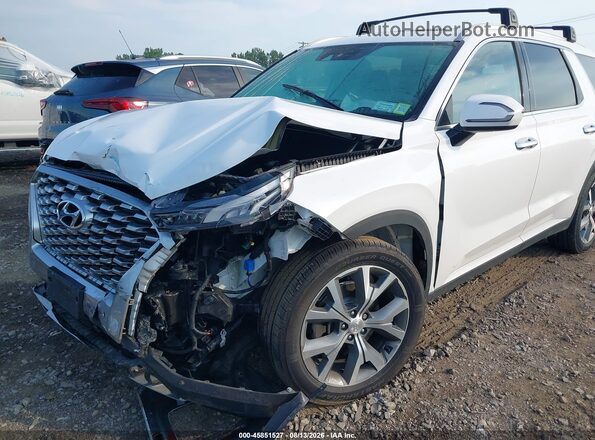 KM8R3DHE4MU223609 2021 HYUNDAI PALISADE Белый Вид спереди