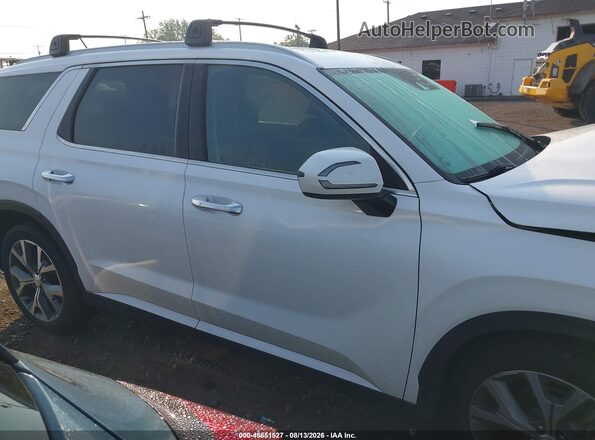 KM8R3DHE4MU223609 2021 HYUNDAI PALISADE Белый Панорамный вид салона 360°